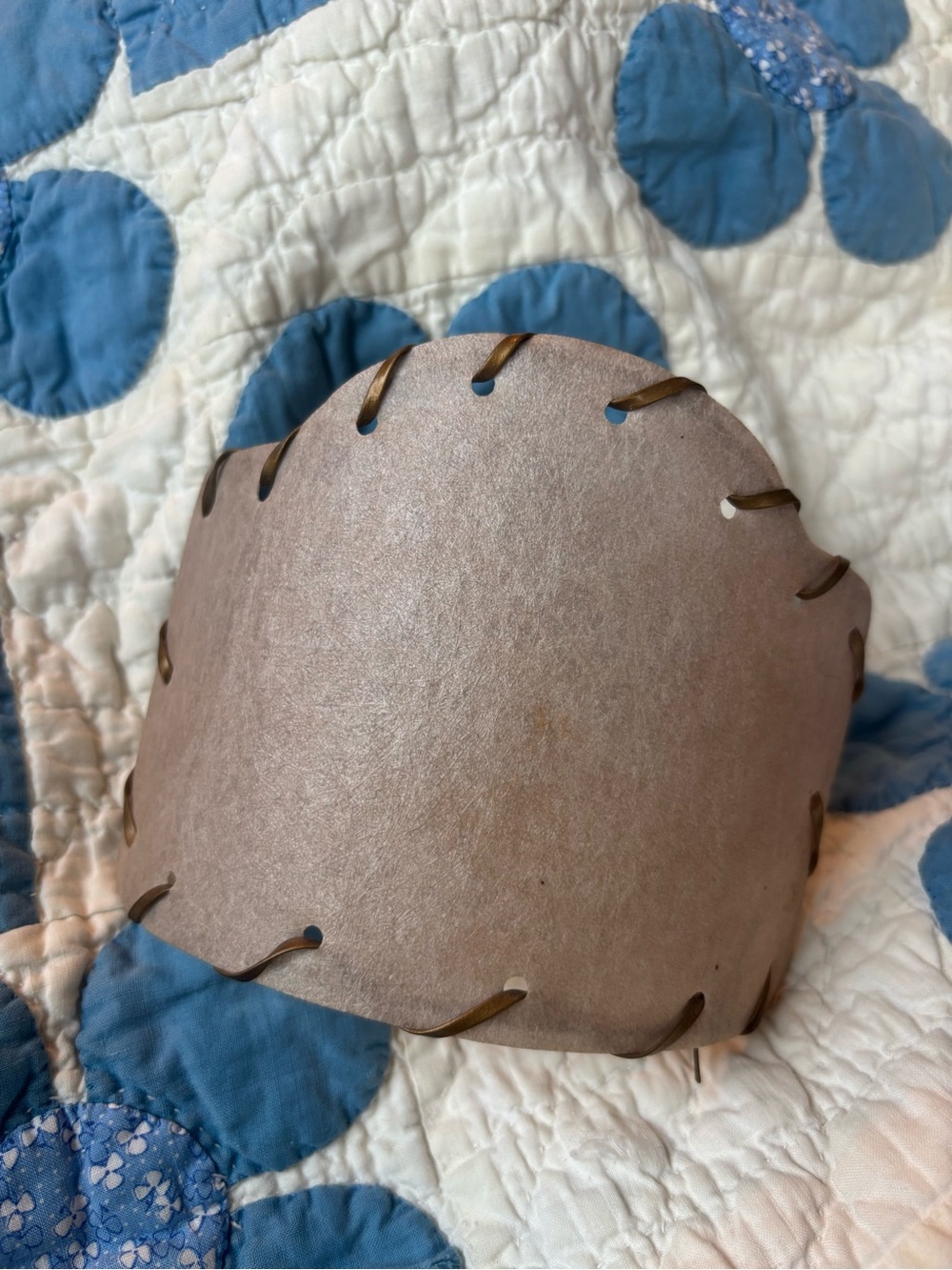 Vintage Small Fiberglass Lampshade